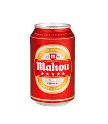 MAHOU 5 ESTRELLA LATA
